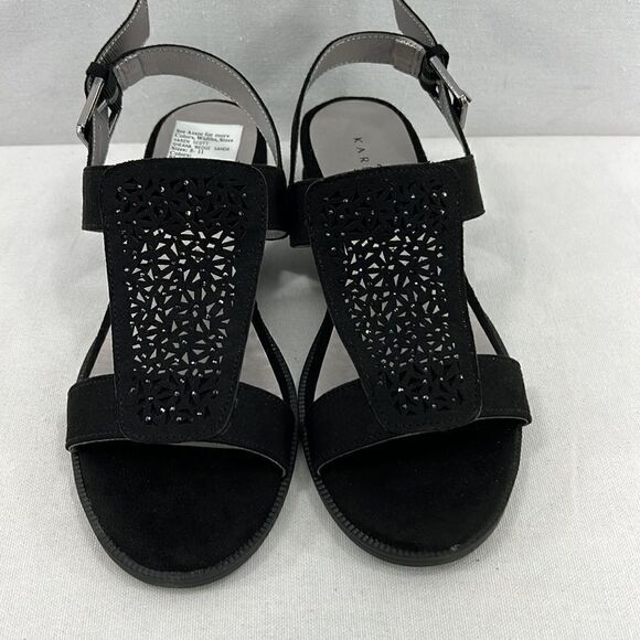 Karen Scott Rheana Wedge Sandals- Black MC- Size 6 M- New - Picture 2 of 8